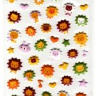 Daiso Japan Lots of Lions Puffy Sticker Sheet Kawaii