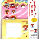 Wizard Japan Hono-Bono Hamu Hamus Letter Set with Stickers Kawaii