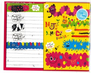 Mind Wave Japan Moja Moco Family Letter Set with Stickers Kawaii