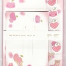 Clothes Pin Japan Bear and Hearts Letter Set with Stickers Kawaii