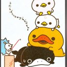 San-X Japan Kamonohashikamo Memo Pad with Stickers 2009 Kawaii