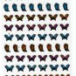 Mind Wave Japan Butterflies Sticker Sheet Kawaii