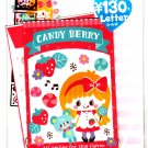 Kamio Japan Candy Berry Letter Set with Stickers Kawaii