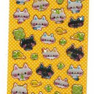 Very Berry Japan Cats and Clover Epoxy Sticker Sheet Kawaii