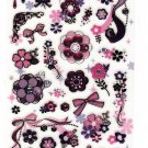 Mind Wave Japan Flowers and Ribbons Sticker Sheet Kawaii