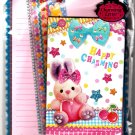 Kamio Japan Happy Charming Letter Set with Stickers Kawaii