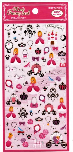 Mind Wave Japan Elegant Princess Sticker Sheet Kawaii