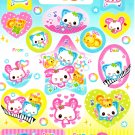 Kamio Japan Happy March Sticker Sheet from Memo Pad Kawaii