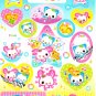 Kamio Japan Happy March Sticker Sheet from Memo Pad Kawaii