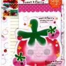 Wizard Japan Sweet Berry Letter Set with Stickers Kawaii