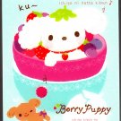 San-X Japan Berry Puppy Mini Memo Pad (B) 2009 Kawaii