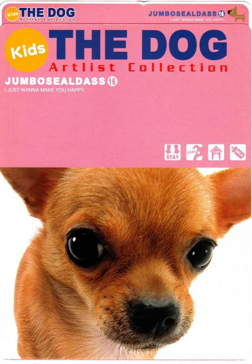 Artlist Collection Japan The Dog Jumbo Sealdass Booklet by Bandai