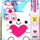 Wizard Japan Fuwawan Rabbit Letter Set with Stickers Kawaii