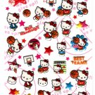 Sanrio Japan Hello Kitty Basketball Puffy Sticker Sheet 2009 Kawaii