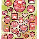 Sanrio Japan Hello Kitty Japanese Doll Sticker Sheet (A) 2007 Kawaii