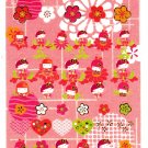 Sanrio Japan Hello Kitty Japanese Doll Washi Paper Sticker Sheet (A) 2007 Kawaii