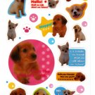 Kamio Japan Hello Puppies Sticker Sheet Kawaii
