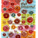 Crux Japan Bear Doughnut Epoxy Sticker Sheet Kawaii