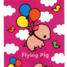 Kamio Japan Flying Pig Big Sticker Kawaii