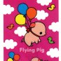 Kamio Japan Flying Pig Big Sticker Kawaii
