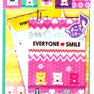 Q-Lia Japan Everyone Smile Letter Set with Stickers Kawaii