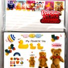 Kamio Japan My Favorite Toy Letter Set with Stickers Kawaii