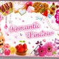 Mind Wave Japan Romantic Window Memo Pad with Sticker Kawaii