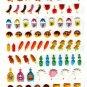 Kamio Japan Summer Festival Puffy Sticker Sheet Kawaii