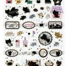 San-X Japan Kutusita Nyanko Cat Sticker Sheet (A) 2010 Kawaii