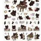 San-X Japan Kutusita Nyanko Cat Sticker Sheet (B) 2011 Kawaii