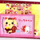 Q-Lia Japan Hamster and Squirrel Letter Set with Stickers Rare Kawaii
