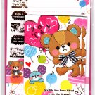 Mind Wave Japan Picot Teddy Letter Set with Stickers Kawaii