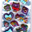 Crux Japan Love Sweet Story Beads in Bubble Sticker Sheet Kawaii