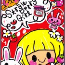 Q-Lia Japan Strawberry Girl Mini Memo Pad Kawaii
