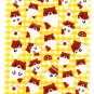 Mind Wave Japan Hamters Fuzzy Sticker Sheet Kawaii