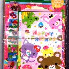 Wizard Japan Happy Friends Letter Set with Stickers Kawaii