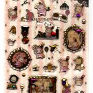 San-X Japan Sentimental Circus Stone Epoxy Sticker Sheet 2011 Kawaii