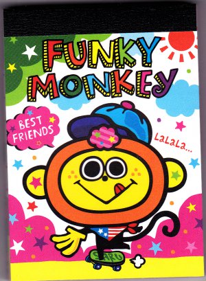 Kamio Japan Funky Monkey Mini Memo Pad Kawaii