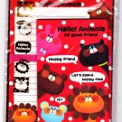 Pool Cool Japan Hello Animals Letter Set with Stickers Kawaii