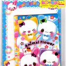 Daiso Japan Animal Flower Letter Set Kawaii