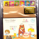 Kamio Japan Merry Children Letter Set with Stickers Kawaii
