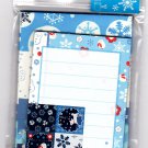 San-X Japan Winter Snow Mini Letter Set with Stickers 2003 Kawaii