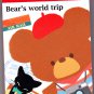 Kamio Japan Bear's World Trip Mini Memo Pad Kawaii