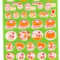 Point Inc. Japan Maruster World Fuzzy Sticker Sheet (A) Kawaii