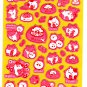 Point Inc. Japan Maruster World Fuzzy Sticker Sheet (B) Kawaii