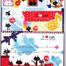 Q-Lia Japan I Love Cat Letter Set with Stickers Kawaii