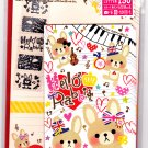 Mind Wave Japan Hello Hello Rabbit Letter Set with Stickers Kawaii