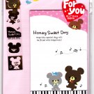 Kamio Japan Honey Sweet Day Letter Set with Stickers Kawaii
