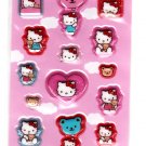 Sanrio Japan Hello Kitty Air Puff Sticker Sheet 2003 Kawaii