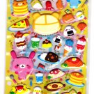 Pool Cool Japan Love Bento Puffy Sticker Sheet Kawaii